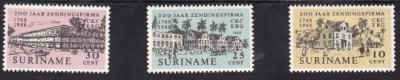 C1615 - Surinam 1968 -Biserica 3v.neuzat,perfecta stare foto