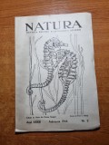 Natura februarie 1944-harta cerului,inceputurile chimiei in romania