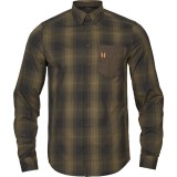 Camasa Akkan L/S Willow Green/Shadow Brown