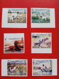 RAS AL KHAIMA, C&Acirc;INI - SERIE COMPLETĂ MNH IMPERF.