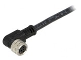 Conector M8 Mamă 3 PIN 90&deg; cu Cablu IP67