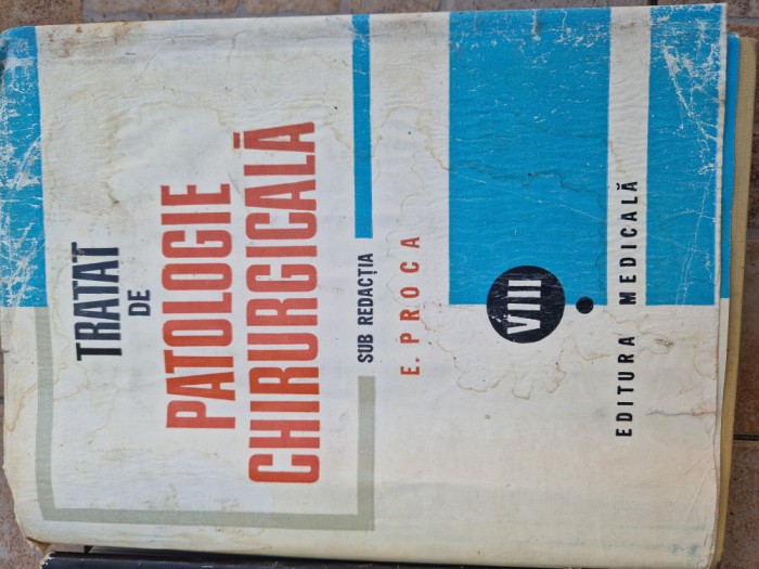Tratat de patologie chirurgicală vintage