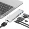 Adaptor Hub Adaptor Usb-C Usb Thunderbolt Hdmi 4K Pentru Macbook Pro Air