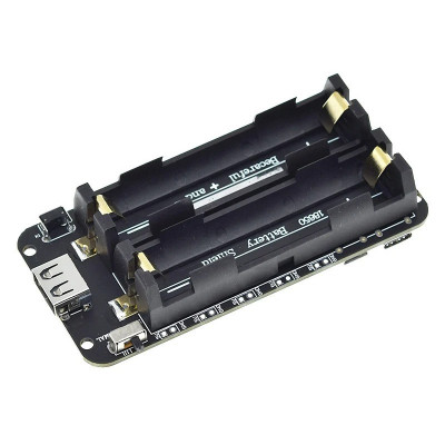 Suport baterii 18650 cu micro USB 5V/2.2A 3V/1A, compatibil cu Arduino ESP8266 foto