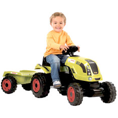 Tractor cu pedale si remorca Smoby Claas Farmer XL