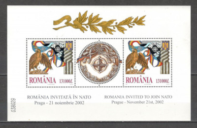 Romania.2002 Primirea in NATO-Bl. DR.716 foto