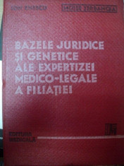 BAZELE JURIDICE SI GENETICE ALE EXPERTIZEI MEDICO-LEGALE A FILIATIEI-ION ENESCU,MOISE TERBANCEA,BUC.1990 foto