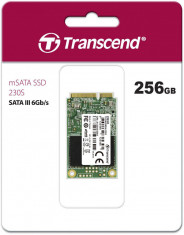 SSD Transcend 230S 256GB mSATA Solid State Drive (SATA 6Gb/s mSATA) foto