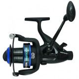 Mulineta crap Baracuda Nautica 60, baitrunner si tambur LongCast 8 rulmenti, Diamant Alb