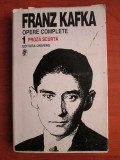 Franz Kafka - Opere complete (volumul 1) Proza scurta