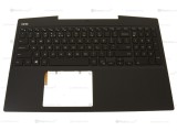 Carcasa superioara cu tastatura palmrest Laptop Gaming, Dell, G5 SE 5505, P89F, P89F004, T93MY, 0T93MY, 4TT6T, 04TT6T, 46M.0K502.0001, iluminata, 4 pi