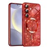Husa pentru Samsung Galaxy S24 Plus - Techsuit Luxury Glitter MagSafe - Red