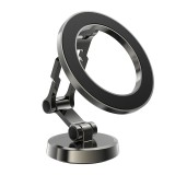 Suport auto cu magnet pentru telefon, universal, ajustabil - metal gray