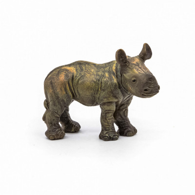 Papo Figurina Pui De Rinocer foto