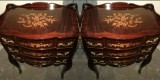 Set comodine in stilul francez Empire cu 3 sertare