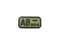 Patch "BLOOD TYPE AB-" 3D [MFH]