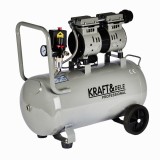 Compresor aer 50L fara ulei silentios 1500W 290 Lmin (KD1396)