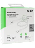 Belkin Boost Charge Usb-c To Usb-c Braided 0.15m White