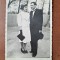 Fotografie tip carte postala, sot si sotie, perioada interbelica