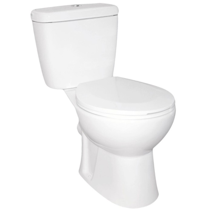 Toaletă monobloc Niagara Duo fără rampă, cu evacuare &icirc;n spate și scaun
