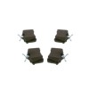 Set placute frana spate Fiat Talento (296), 2016-, Nissan NV300, 2016-2021; Primastar (X83), 2002-2010; Opel Vivaro (X83), 2001-2014; Vivaro B (X82),