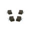 Set placute frana spate Fiat Talento (296), 2016-, Nissan NV300, 2016-2021; Primastar (X83), 2002-2010; Opel Vivaro (X83), 2001-2014; Vivaro B (X82),