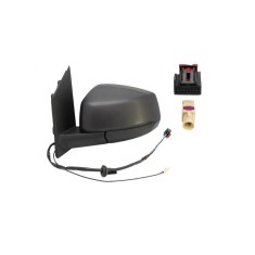 Oglinda exterioara Volkswagen Caddy, 11.20, montare stanga, reglaj electric; carcasa neagra; incalzit; sticla convexa; geam cromat; 16 gauri / 5