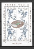 1998-LP 1455-Campionatul Mondial de Fotbal, Franta-bloc de 4 marci