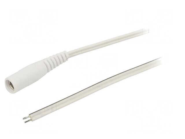 Cablu Alimentare DC Alb 1,5m 5,5/2,1mm