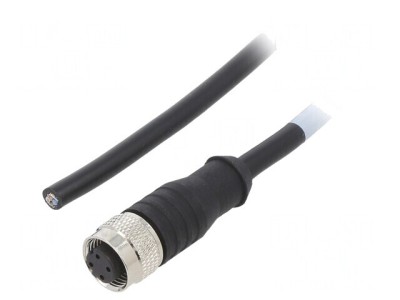 Cablu Conectare M12 4 PIN 1m PVC 250VAC 4A foto