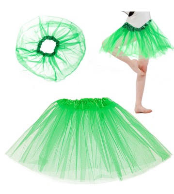 Fusta tutu pentru copii, verde, marime universala foto