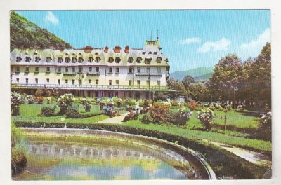 bnk cp Calimanesti - Sanatoriul balnear - Pavilionul central - uzata foto