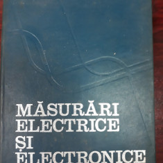 Masurari electrice si electronice- Manolescu P, Carmen Ionescu-Golovanov