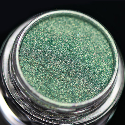 Pigment PK50(verde olive cu irizatii aurii) Duochrome pentru machiaj KAJOL Beauty, 1g foto