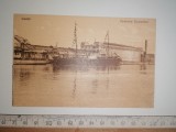 RARA = CARTE POSTAL VECHE - GALATI -VEDEREA DOCURILOR