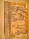 1885-J.Racine Britannicus. Drama in 4 acte editie mica. Traducere Alfred Mosoiu.