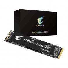 SSD GIGABYTE AORUS Gen4 500GB PCI Express 4.0 x4 M.2 2280 foto