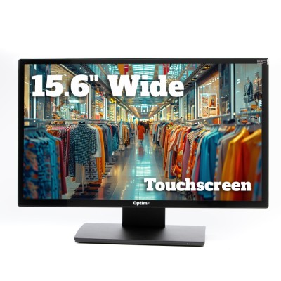 Monitor POS Touchscreen OptimX Pro MY156, 15.6 inch Wide, VGA, HDMI, USB, VESA NewTechnology Media foto