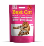 Cumpara ieftin Best Cat Silicat Floral 15L - Asternut Igienic Pisici, Absorbant, Anti-miros, Antibacterian, Biodegradabil
