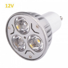 Bec Spot LED GU10 3x1W 12V foto