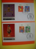 HOPCT PLIC FDC S NR 312 SET 2 FDC -BINEFACERE -1971- GERMANIA BERLIN DE VEST-NECIRCULAT