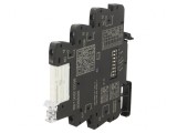 Releu intermediar SPDT 24VDC 6A pentru şină DIN