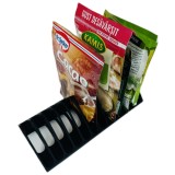 Suport organizator plicuri de condimente &ndash; 12 compartimente &ndash; printat 3D din PLA &ndash; Negru, Model Dudi
