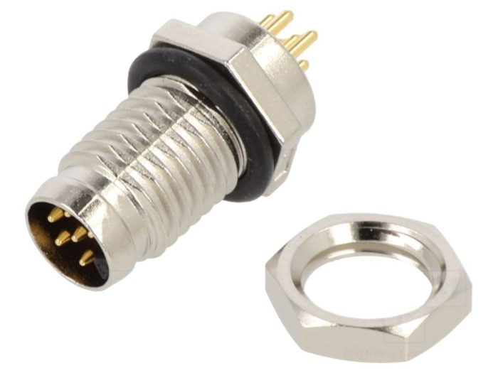 Conector M8 tată 6 pini