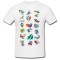 Tricou &quot; Acuarela animales multicolor &quot;