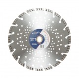 Disc diamantat turbo segmentat 300x30mm, segment 10mm pentru beton armat, pavele, boltari, piatra dura Breckner Germany