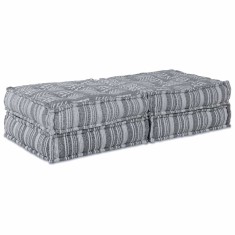 vidaXL Pernă 2 pcs Gri deschis 70 x 70 x 36 cm Poliester