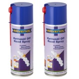 Pachet 2 x spray Ravenol Kettenoel Off Road pentru ungere lant 400 ml