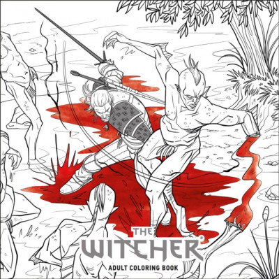 The Witcher Adult Coloring Book foto