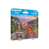 Cumpara ieftin Playmobil - Set 2 Figurine - Bandit Cu T-Rex